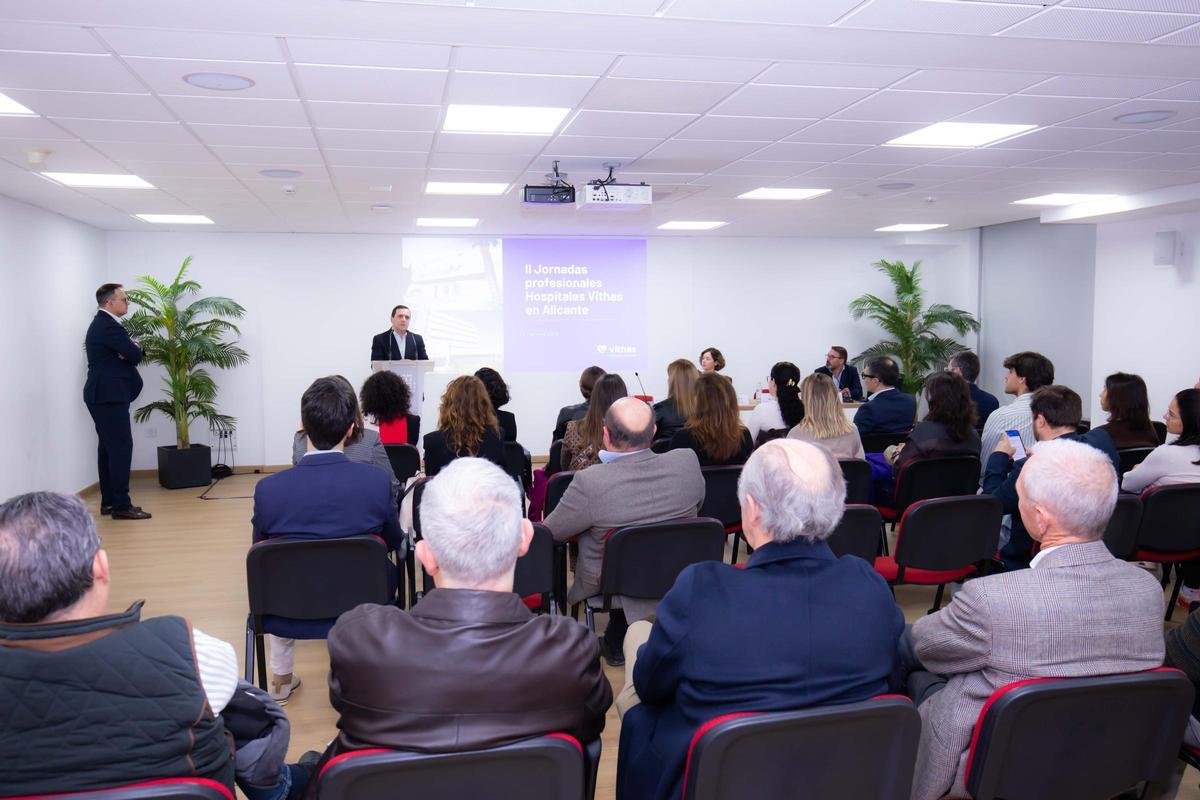 II Jornadas de profesionales en la sede del Colegio Oficial de Médicos de Alicante.