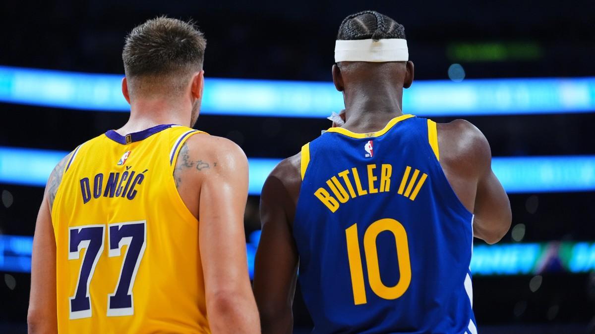 Luka Doncic y Jimmy Butler