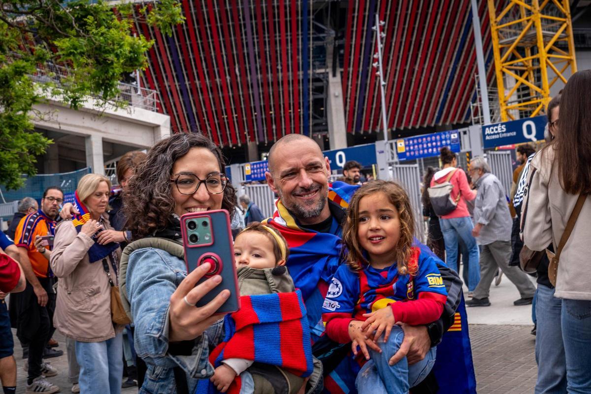 Así está el Camp Nou antes del decisivo partido del Barça femenino contra el Bayern