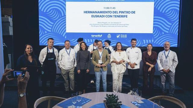 Tenerife y Euskadi, protagonistas del hermanamiento del pintxo
