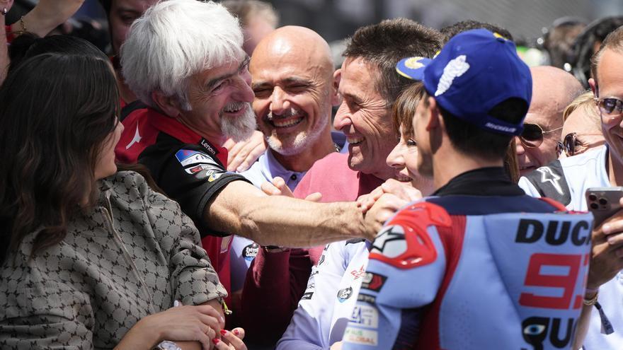 Gigi Dall&#039;Igna, gran gurú de Ducati, felicta a Marc Márquez tras su segundo puesto en Jerez.