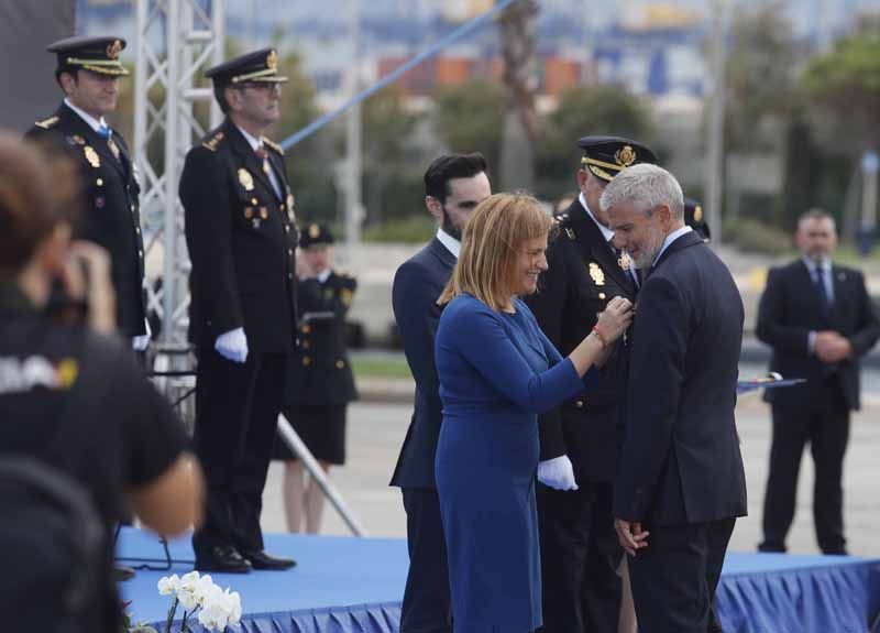 Celebración del día de la Policía Nacional en València