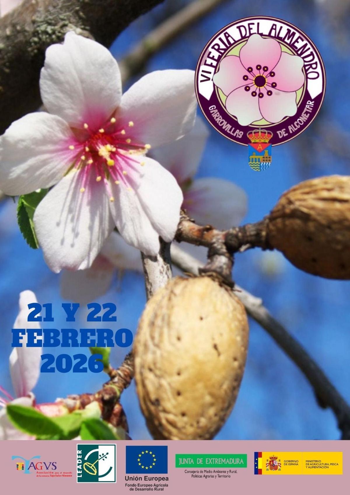 Cartel de la VI Feria del Almendro.