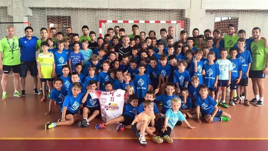 Miguelín y Vadillo, protagonistas del Campus del Palma Futsal