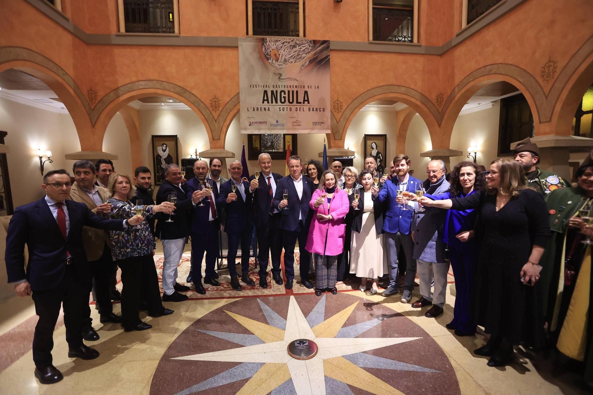 EN IMÁGENES: Así ha sido la presentación del Festival de la Angula de Soto del Barco