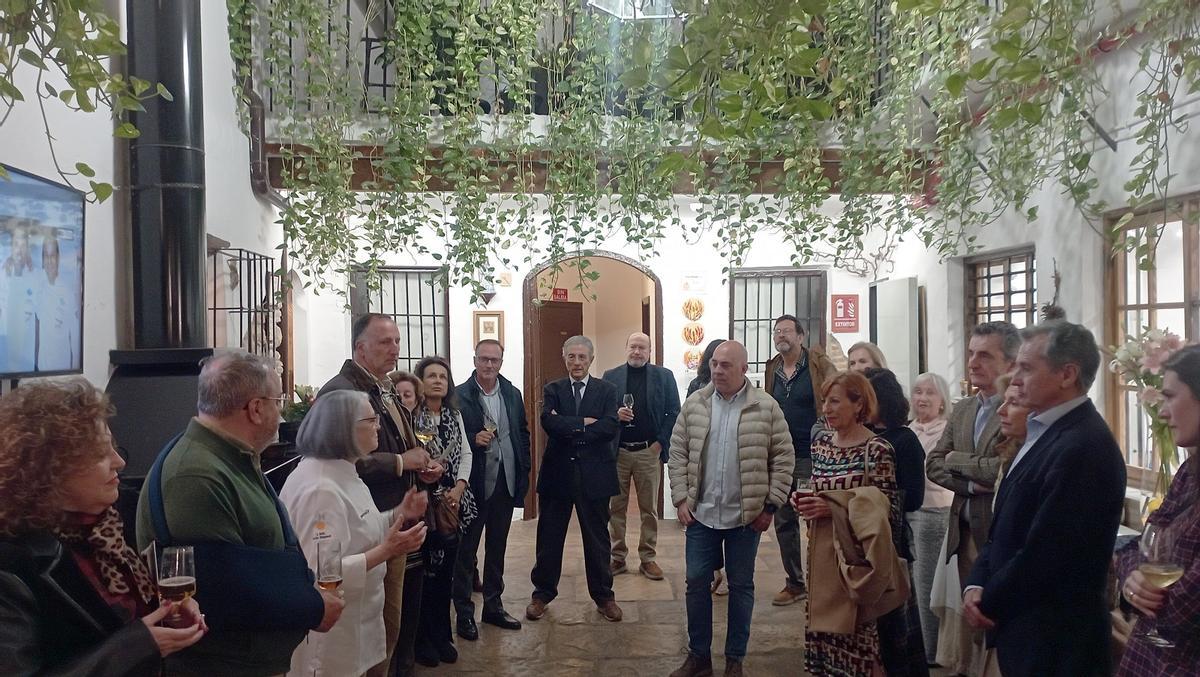Charo Carmona, en el homenaje de Gastroarte en ‘Arte de Cozina’ el martes.
