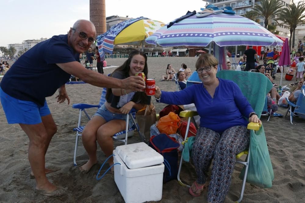 Las playas de Málaga celebran la noche de San Juan