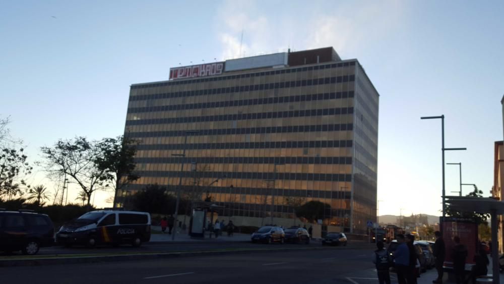 Incendio en el edificio de Gesa