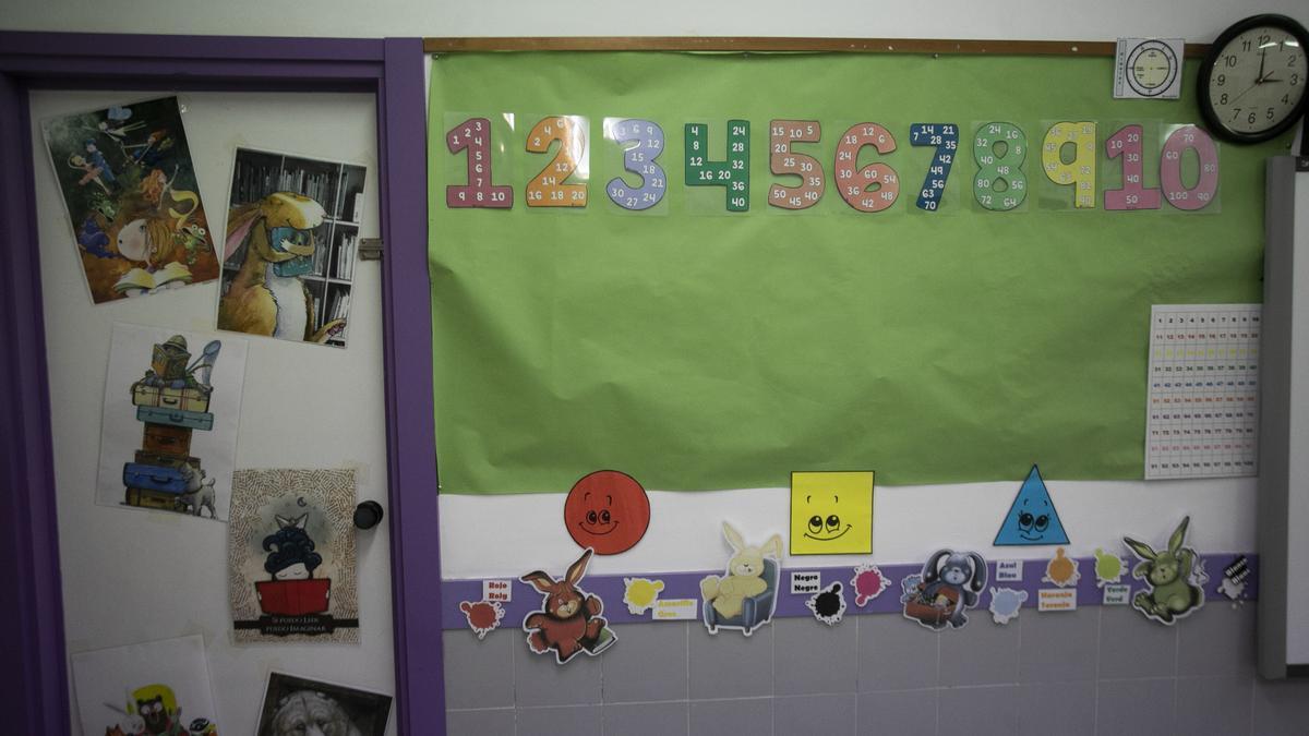 Una de las paredes que decora un centro educativo