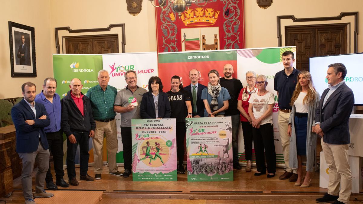 AYUNTAMIENTO DE ZAMORA. PRESENTACION TOUR UNIVERSO MUJER IBERDROLA