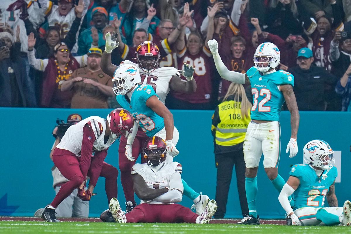 NFL en Madrid: Miami Dolphins - Washington Commanders.