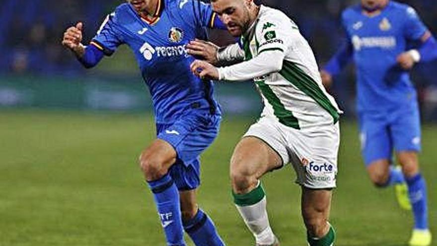 Gaku Shibasaki, durante un partido entre el Getafe y el Córdoba.