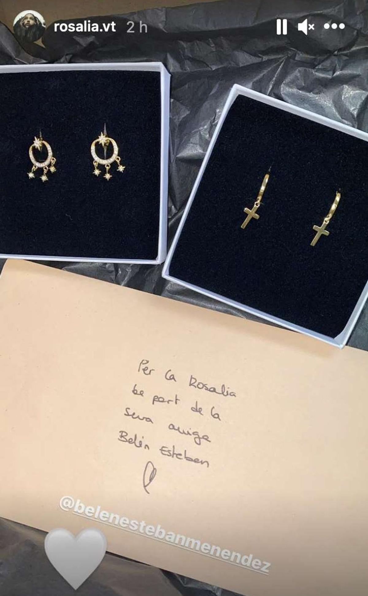 Belen Esteban manda joyas a Rosalia