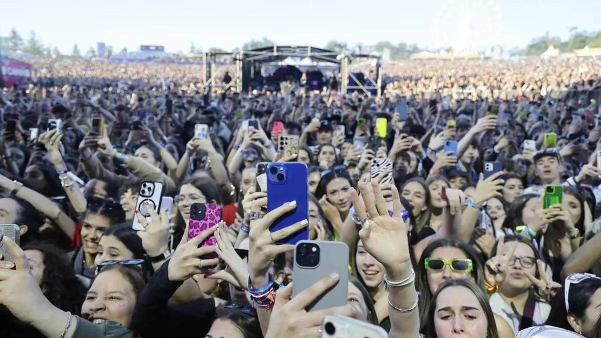 Público en una anterior edición de O Son do Camiño en Monte do Gozo.