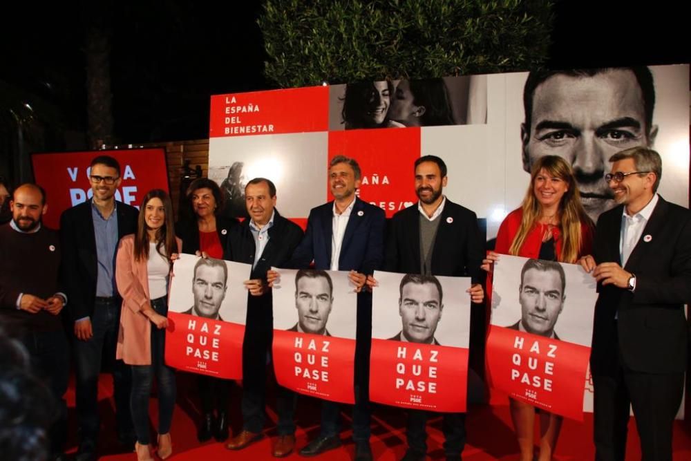 Acto del PSOE en el Muelle Uno