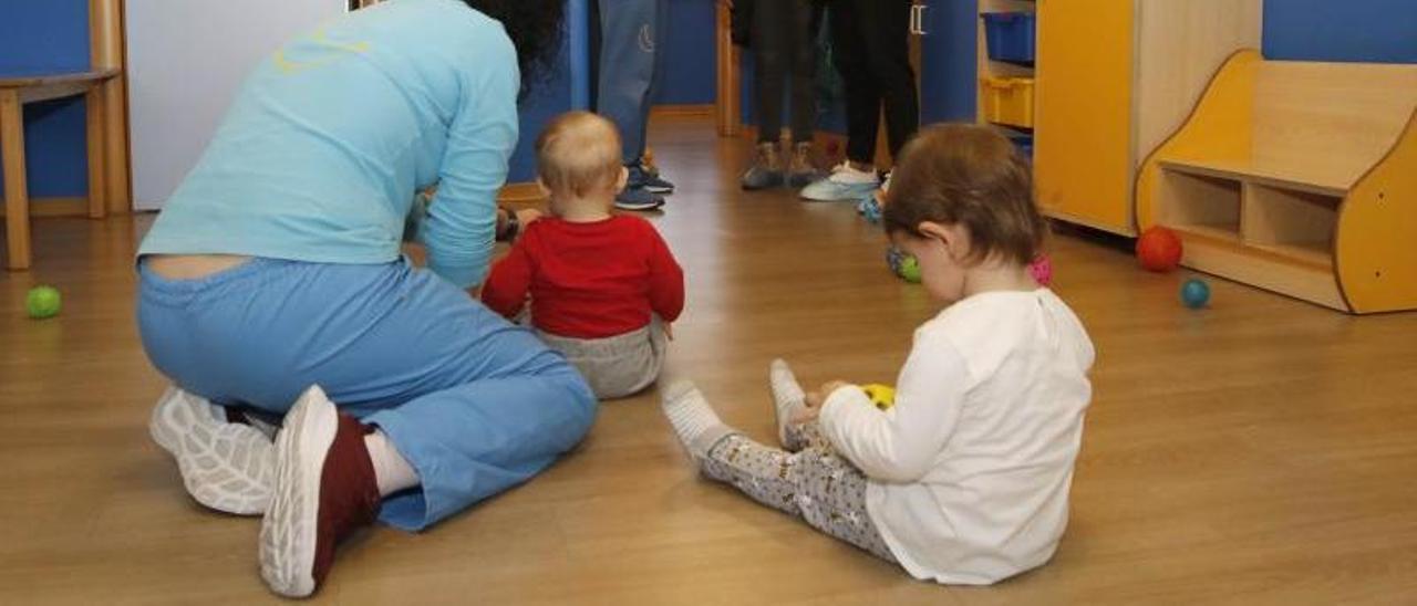 Una escuela infantien Vigo.