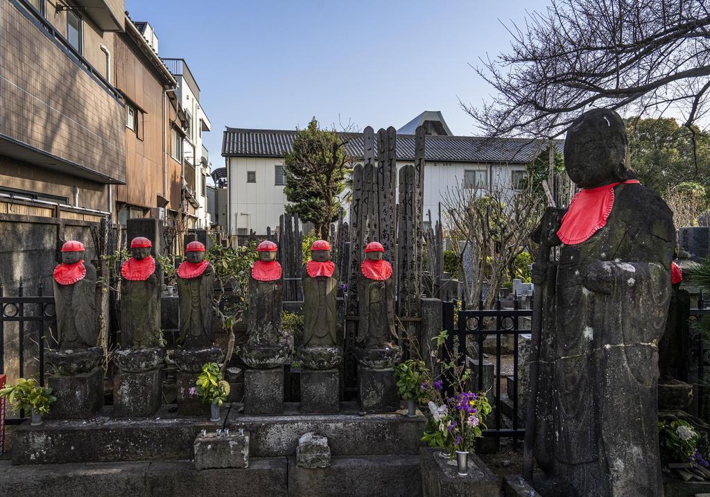 Templo budista de la calle.