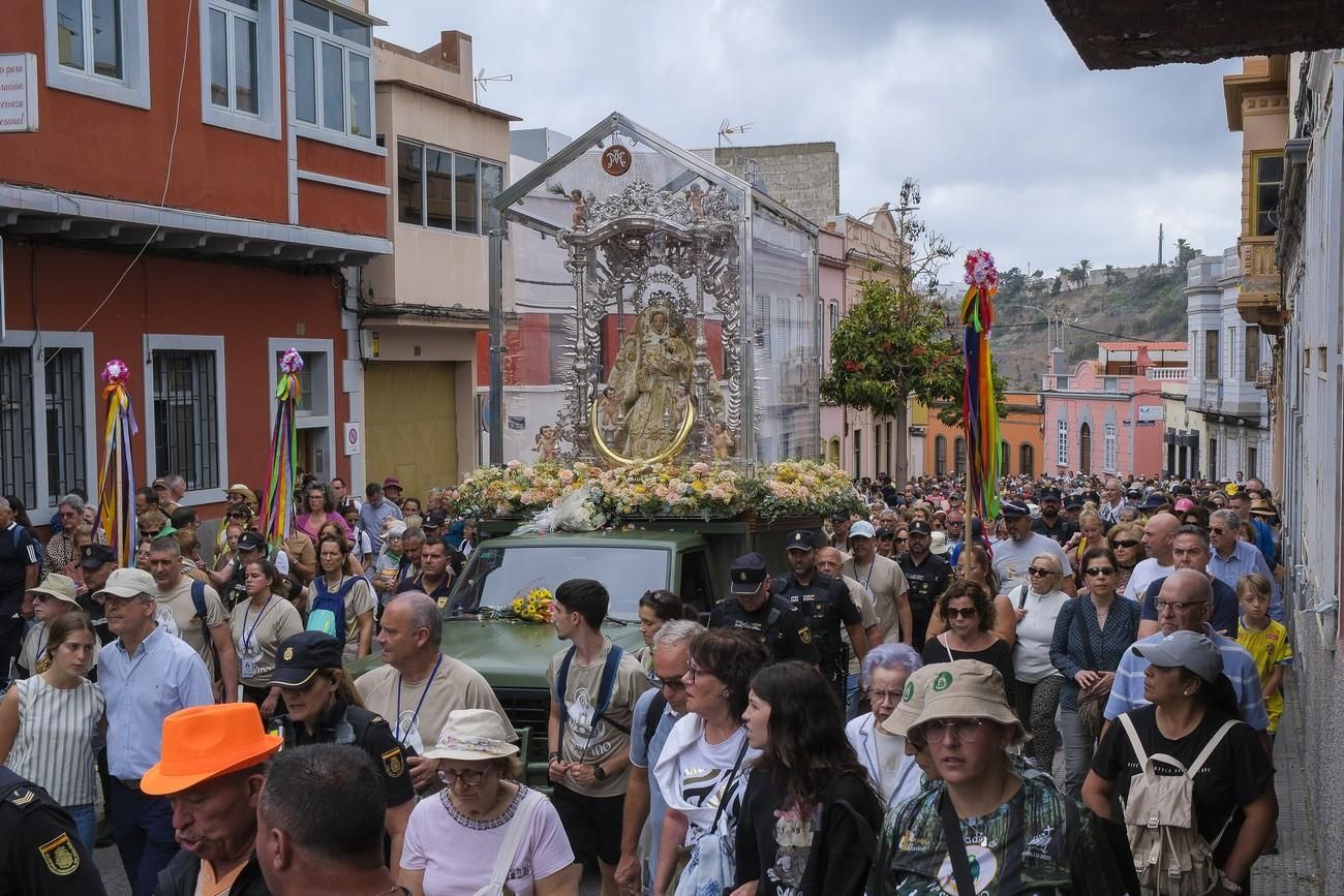 El regreso de la Virgen del Pino a Teror, en imágenes
