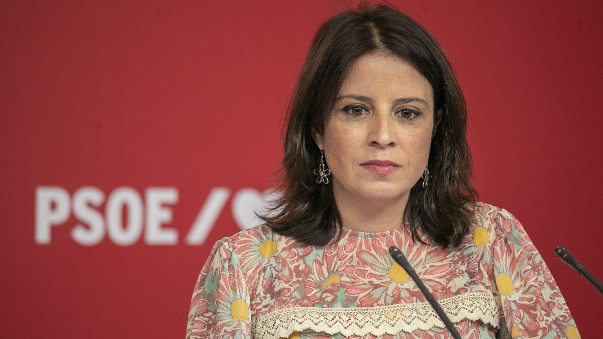 La ya ex vicesecretaria general del PSOE, Adriana Lastra.