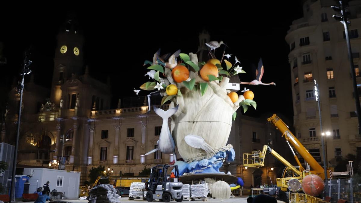 La falla municipal de 2023 llega a la plaza del Ayuntamiento