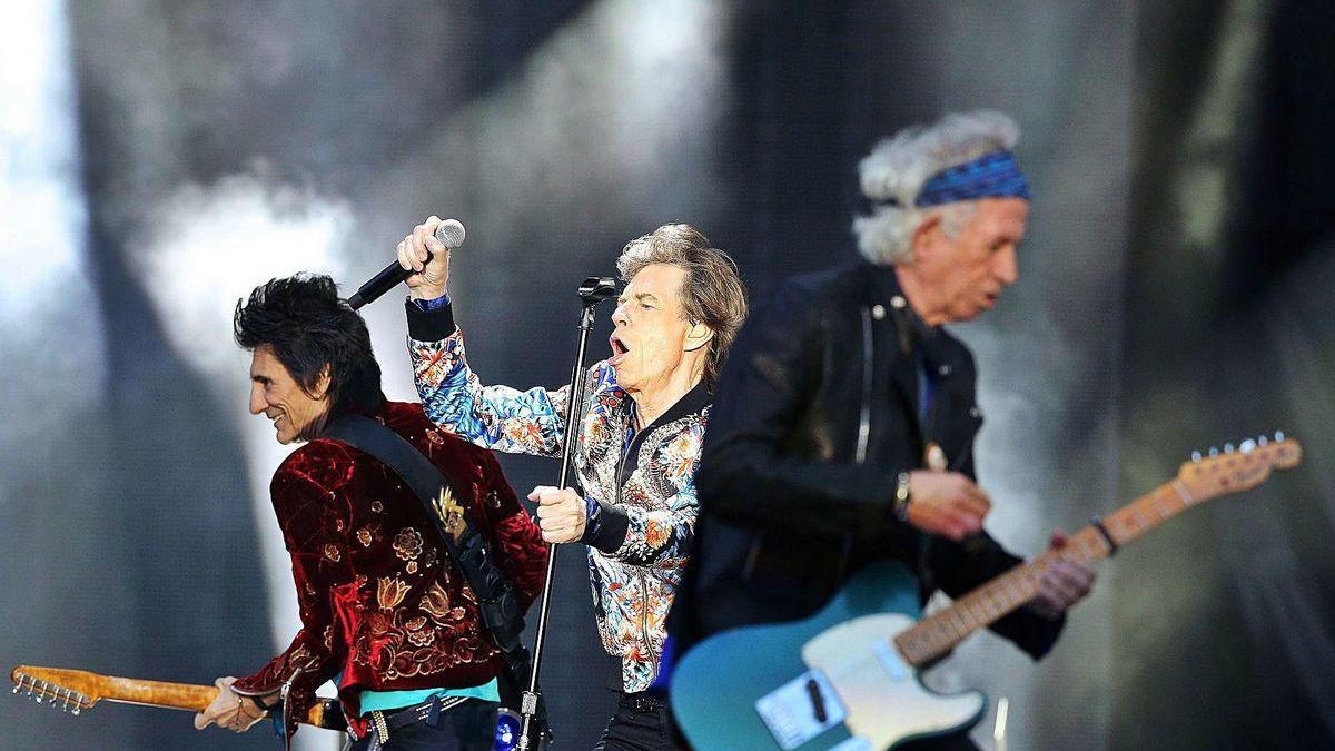 Un actuación pasada de Rolling Stones.