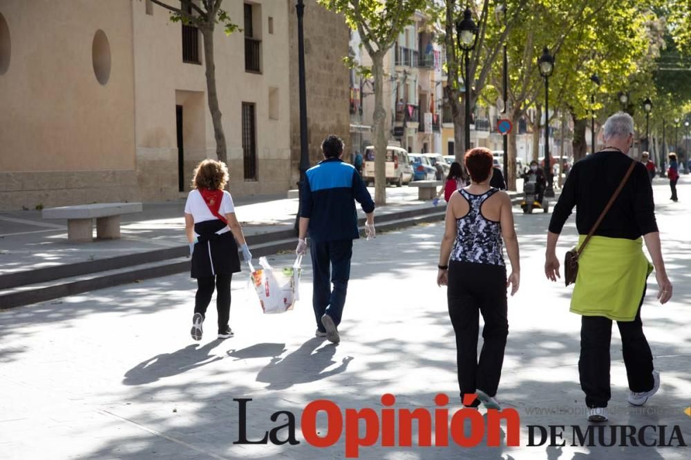 Desescalada en Caravaca: Los 'runners' se ataviaro