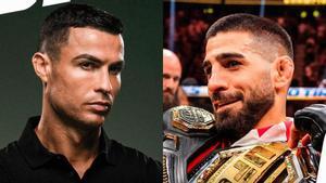 Cristiano Ronaldo e Ilia Topuria