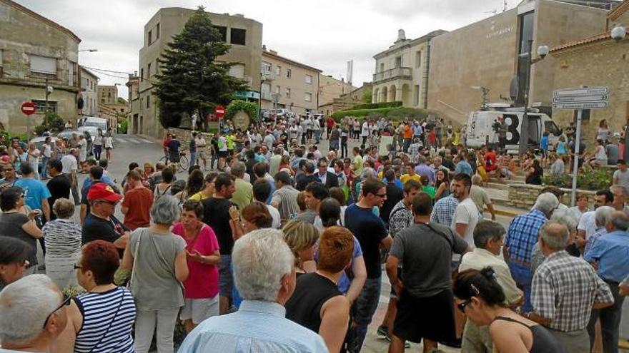 Unes 400 personeses concentren a Òdena en suport a l&#039;agricultor imputat