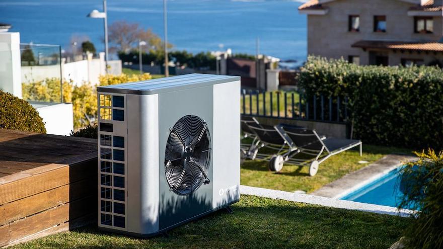 Bombas de calor instaladas por la empresa Ecoforest, con sede en Porto do Molle, Nigrán.