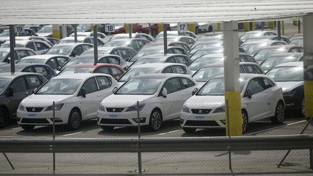 Vehículos fabricados en la planta de Seat en Martorell.