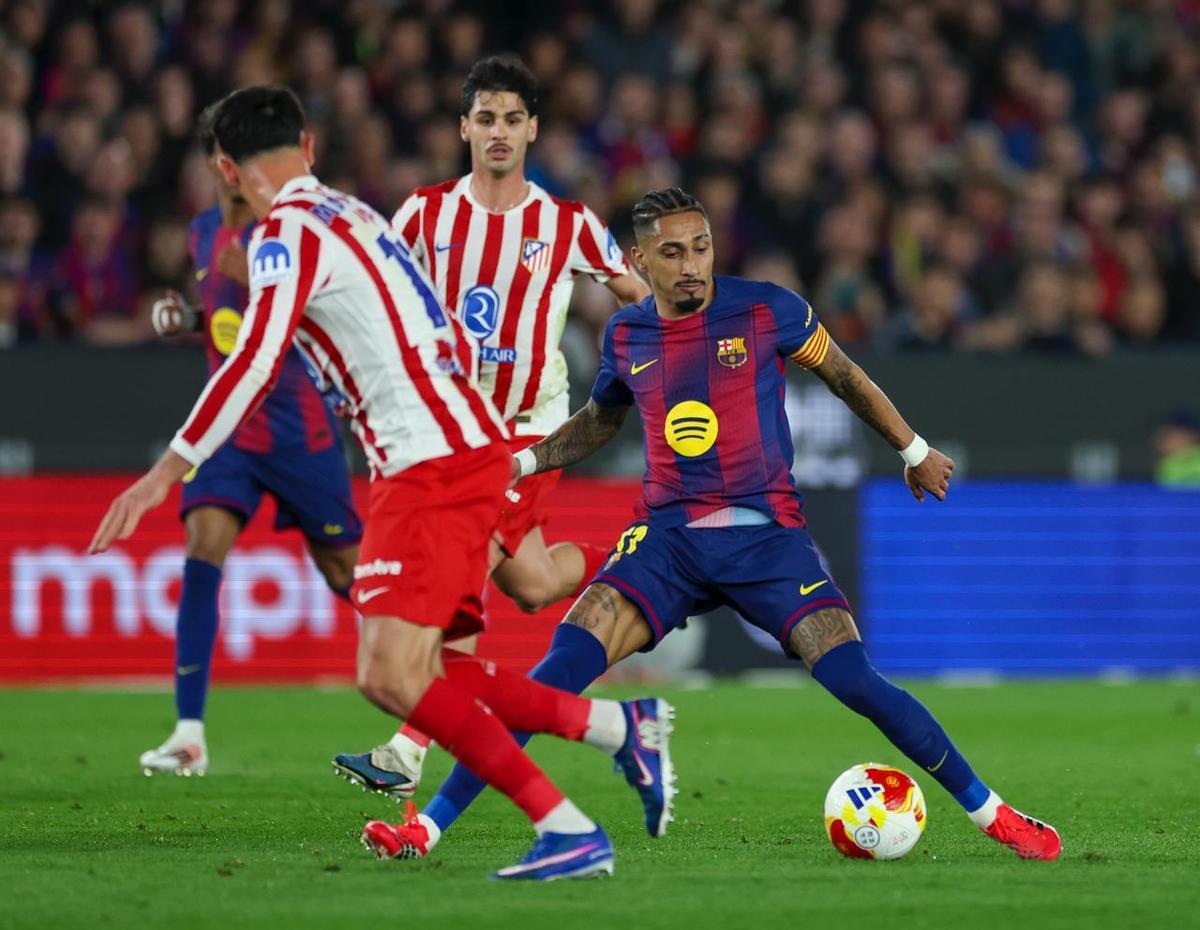 Raphinha ante el Atlético