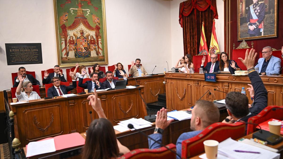 El pleno del mes de julio celebrado este lunes.