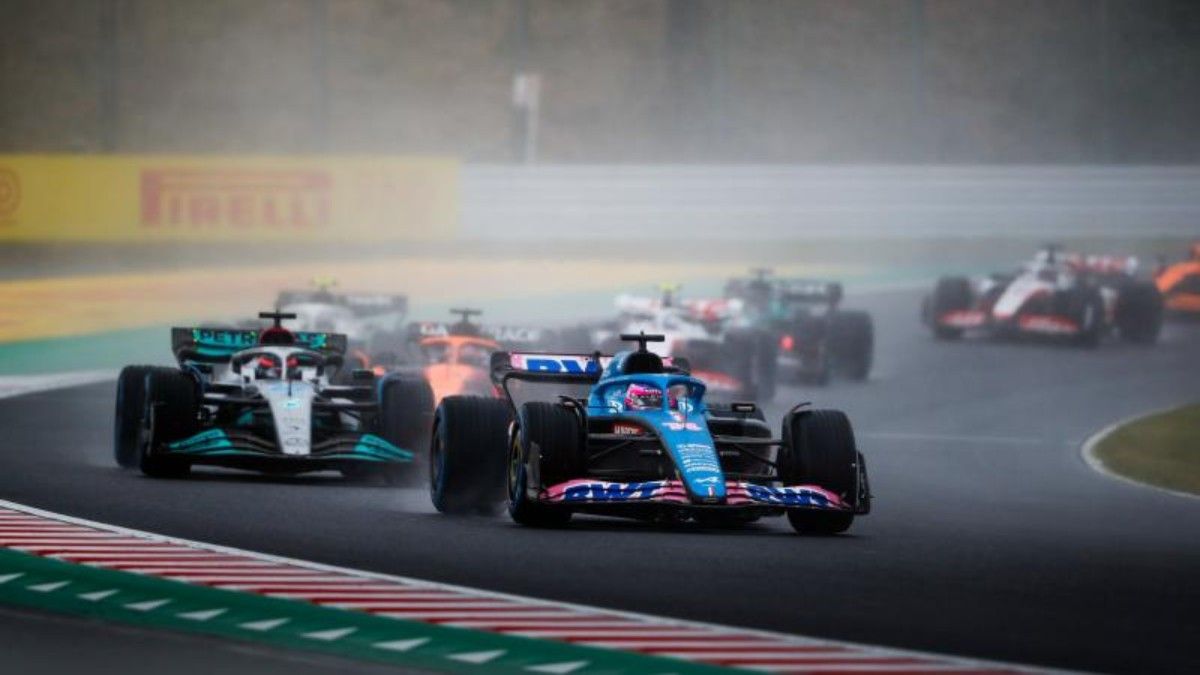 Fernando Alonso en el Gran Premio de Japón