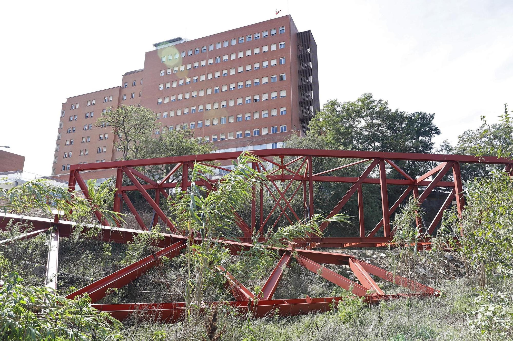 Obres d'ampliació de l'hospital Josep Trueta
