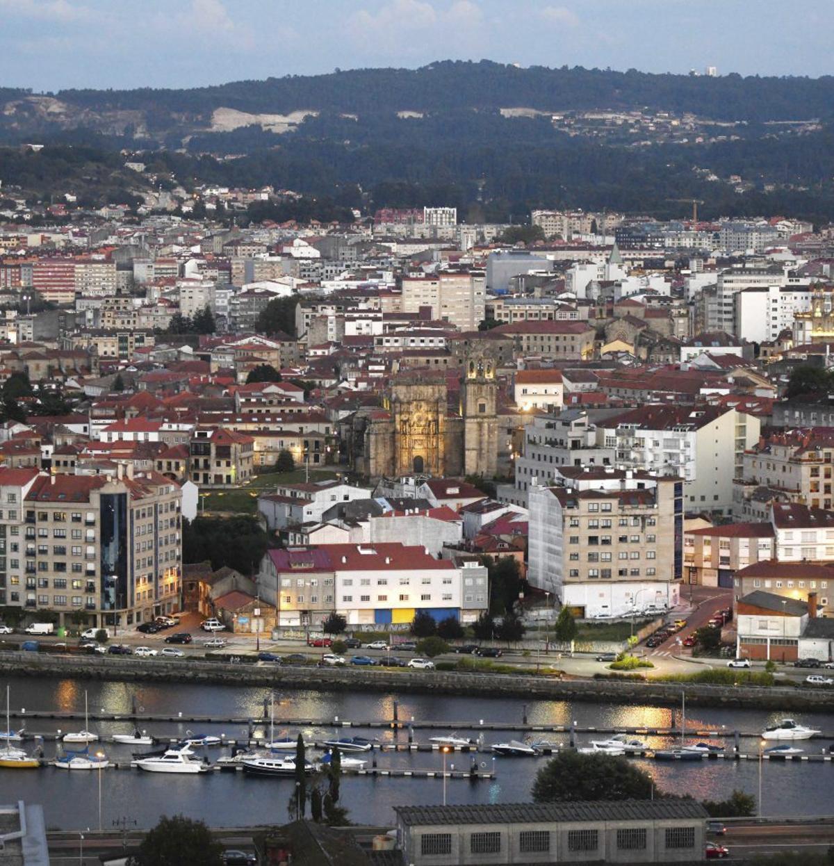 Vista aérea de Pontevedra. | GUSTAVO SANTOS