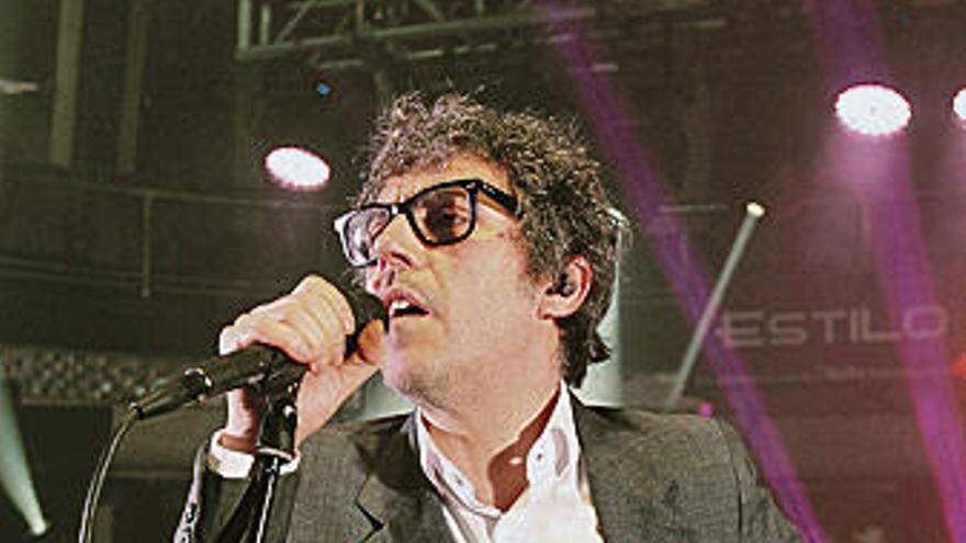 Iván Ferreiro, en el concierto.