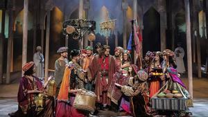 Una escena del musical El médico, actualmente en el Teatre Apolo.