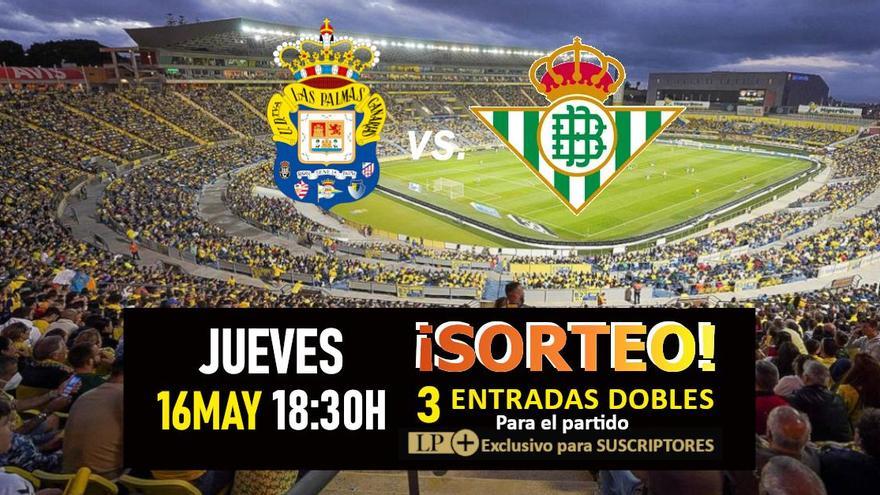 ¡No te pierdas el partidazo! LA PROVINCIA sortea entradas dobles UD Las Palmas vs Real Betis