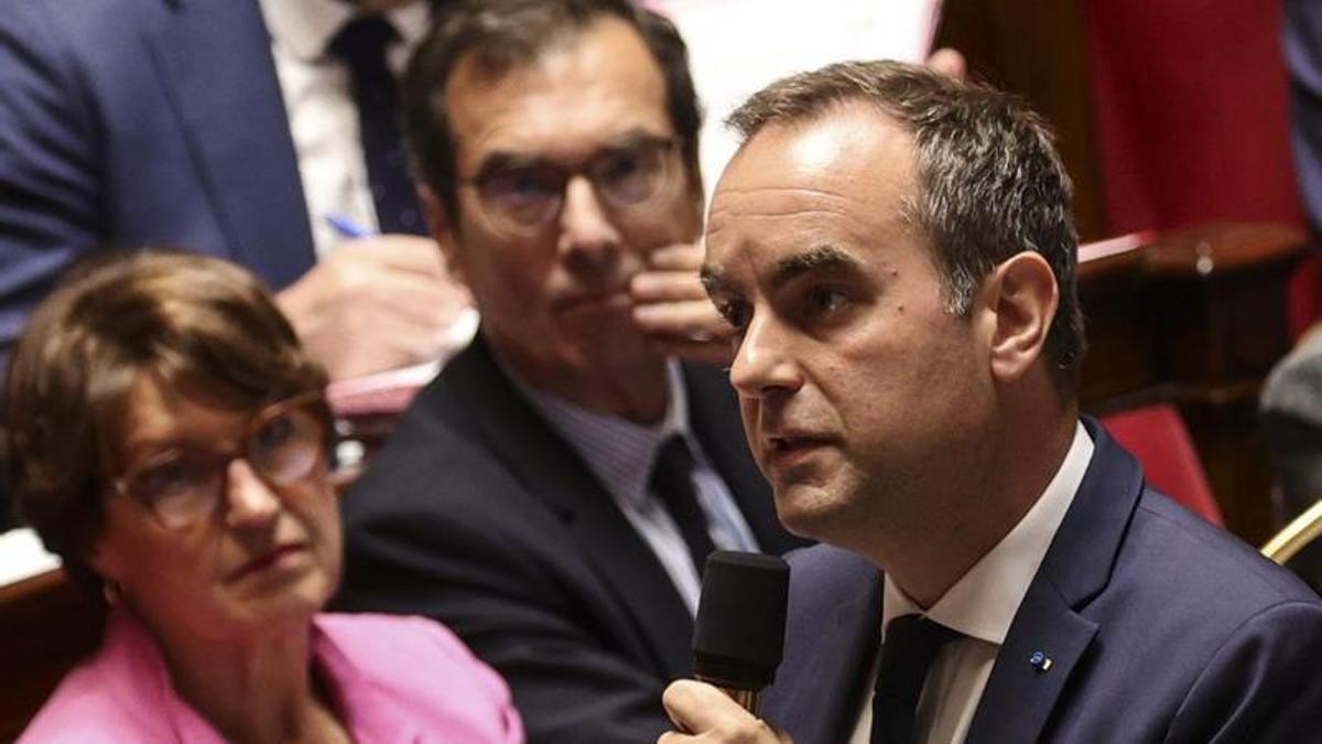 El primer ministre francès, Sébastien Lecornu, dilluns. | TERESA SUÁREZ / EFE