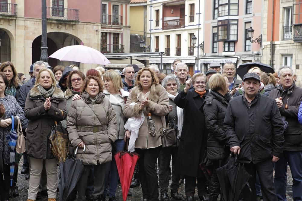 Manifestación contra el impuesto de sucesiones en Gijón