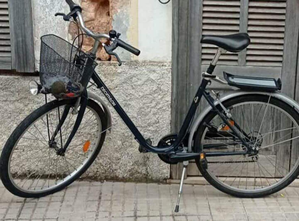 Ésta es la bicicleta de Santa Maria que ha sido robada