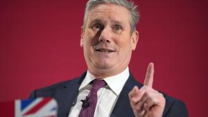 El líder del Partido Laborista británico, Keir Starmer, en un acto en Londres el pasado 1 de febrero.