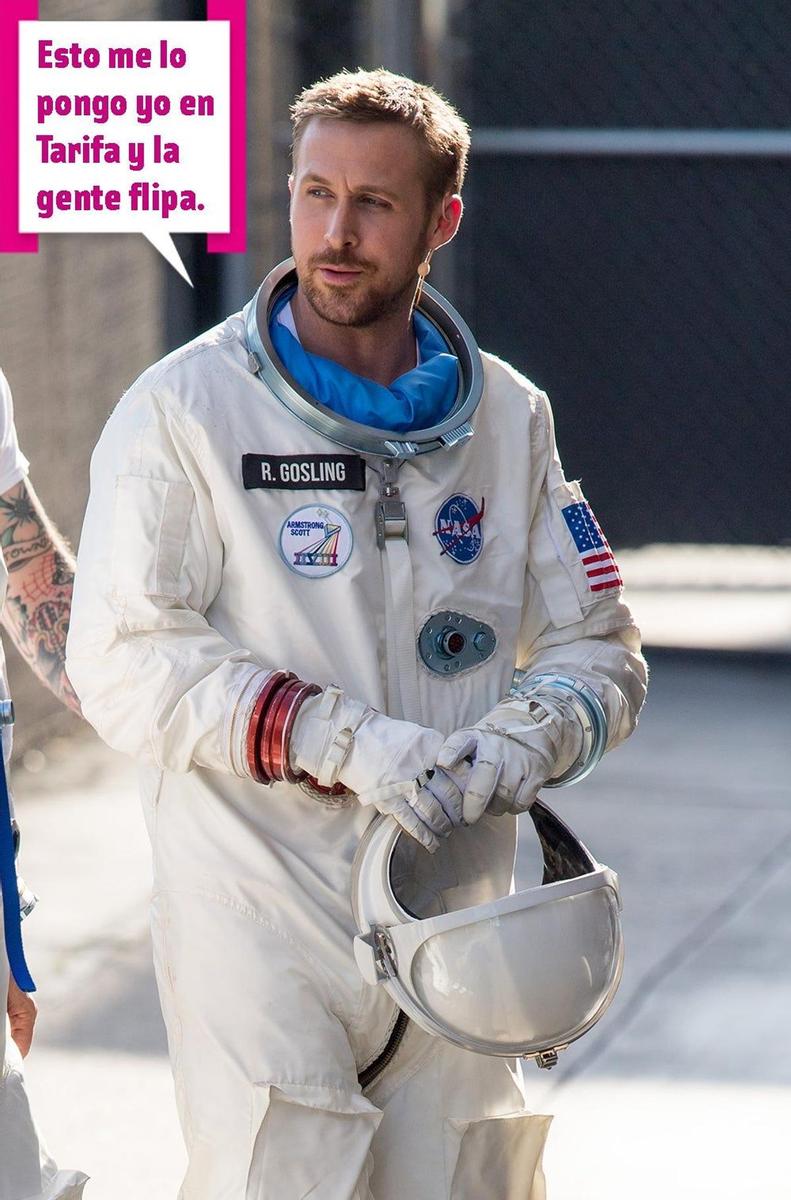 Ryan Gosling sabe aprovechar la ropa: ¡ya se ha visto buceando con el traje!