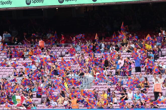 Así se vivió la presentación de los jugadores en el Camp Nou