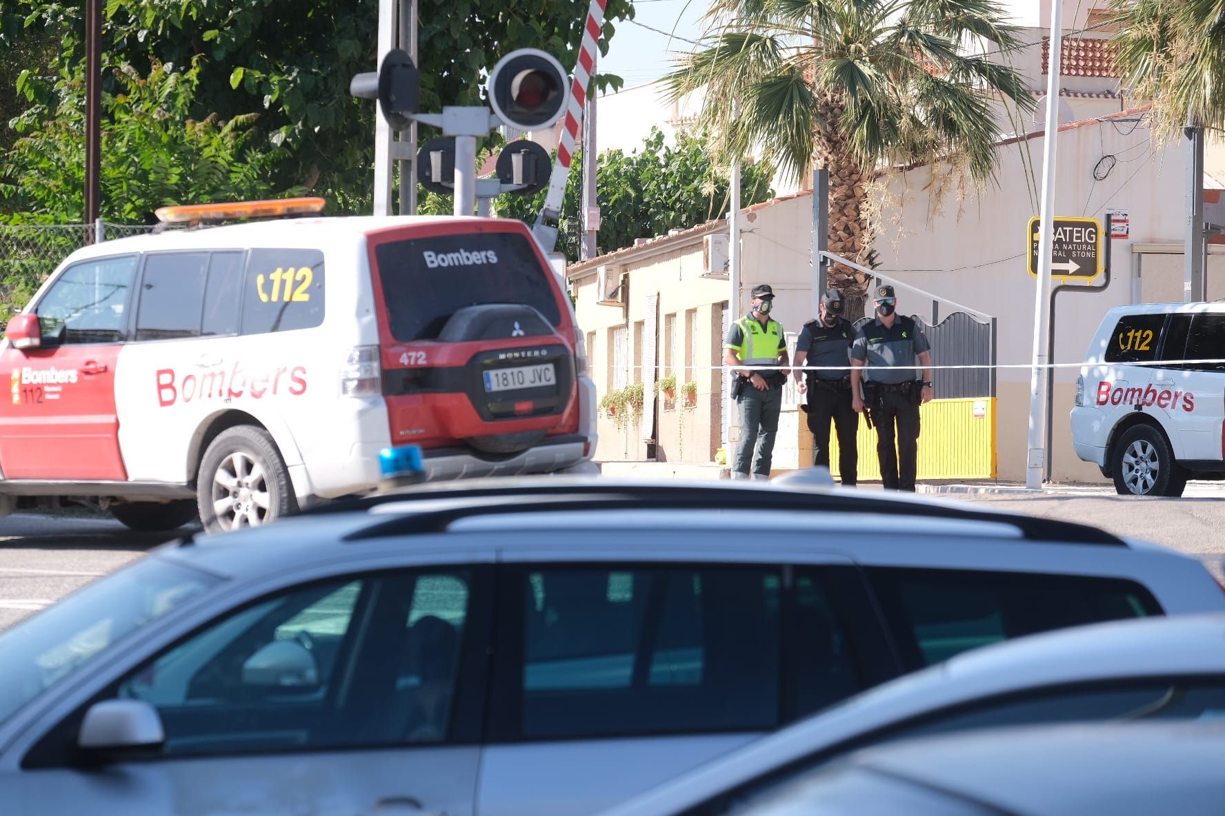 Fotos de la Estación de Novelda donde se ha producido el accidente.