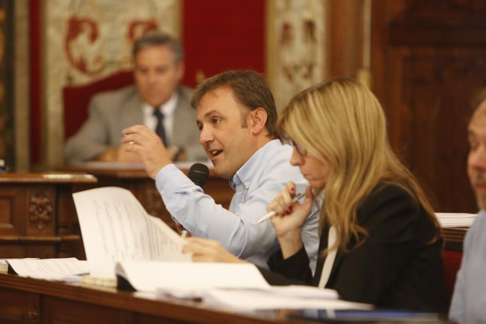 Pleno en el Ayuntamiento de Alicante