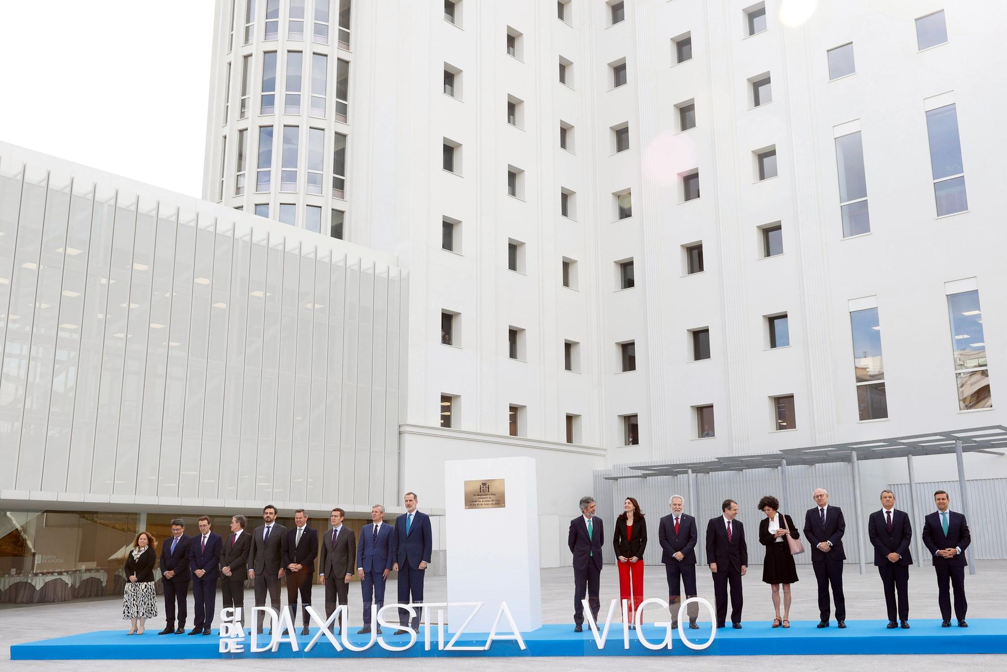 Felipe VI inaugura la Ciudad de la Justicia