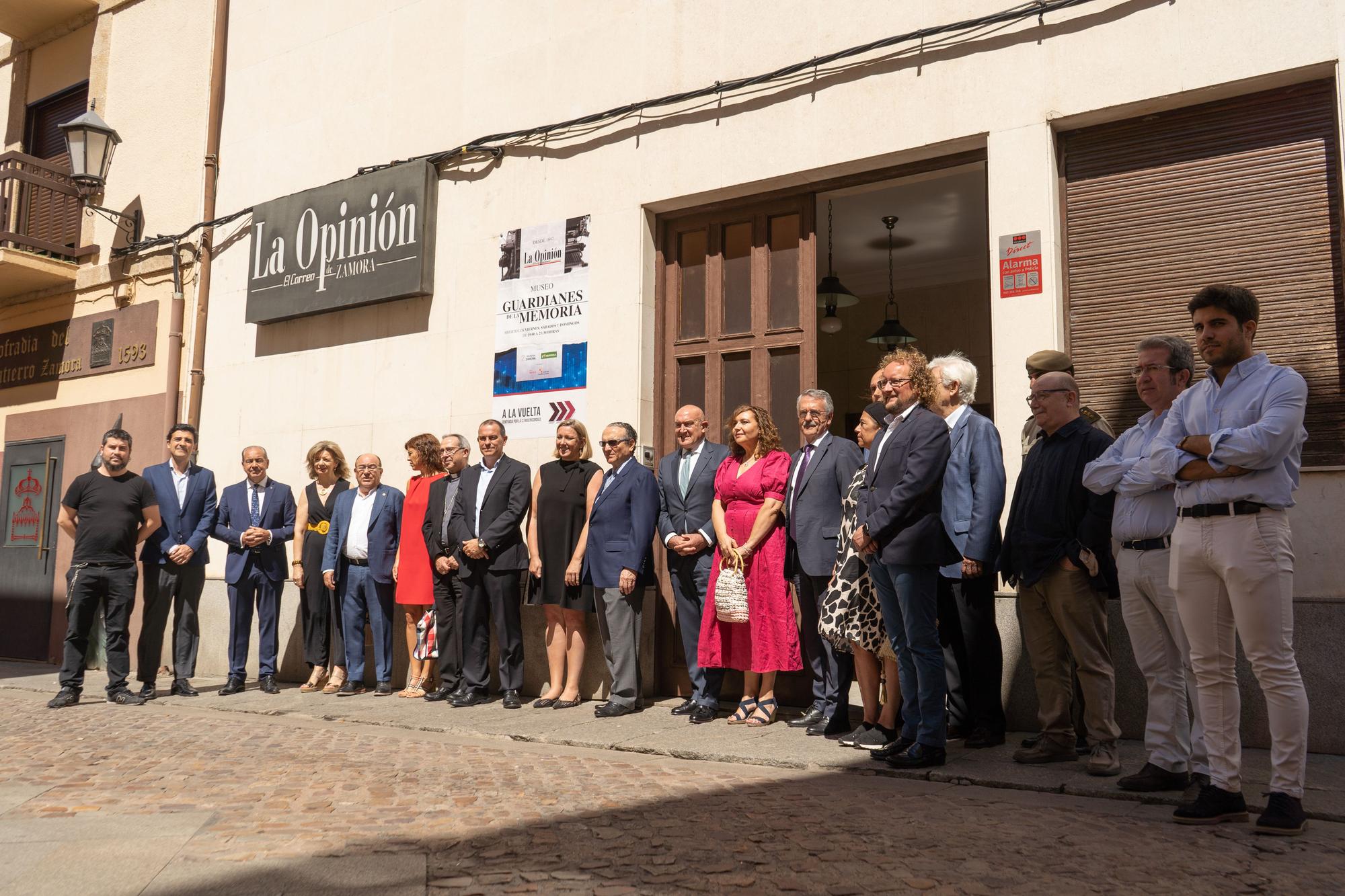 Inauguración del "Museo de la memoria" en la sede de LA OPINIÓN-EL CORREO DE ZAMORA