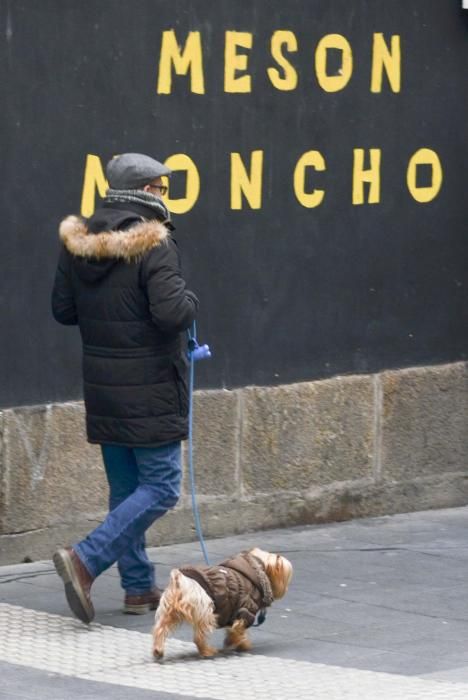 La ola de frío roza A Coruña