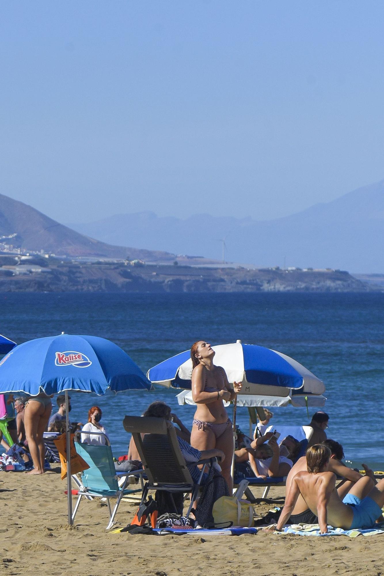 Primer día de 2022 en Las Canteras